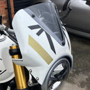 Pyramid Fly Screen 2025 Triumph Speed 400 | Pearl Metallic White/Phantom Black