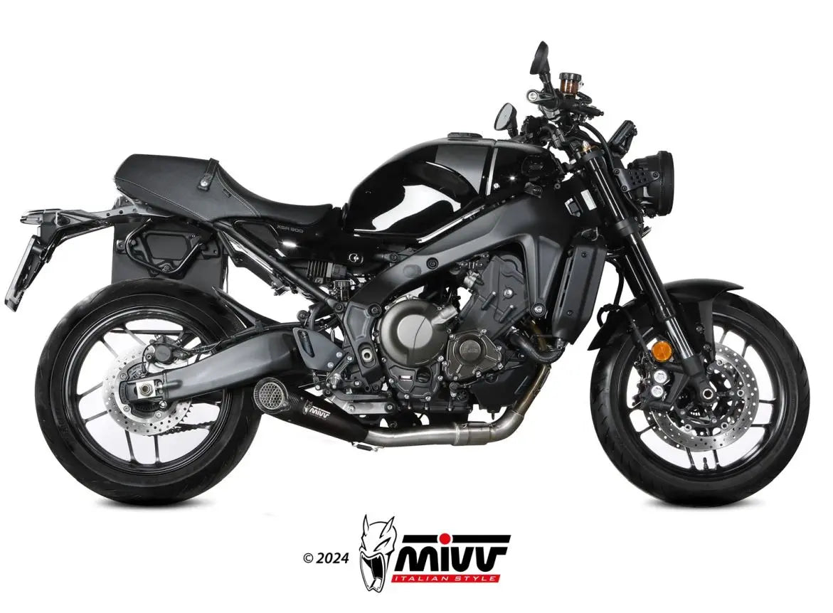 Mivv x-m5 Mt09(21-)Xsr900(22-)フルエキ 売り切り X-M5 Mivv Black