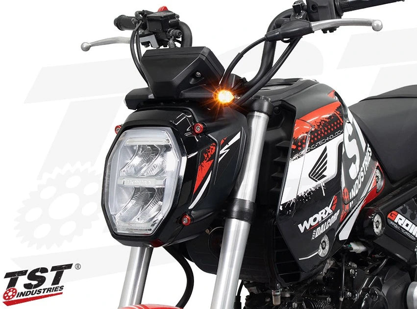 TST Industries LED Flushmount Turn Signals 13-26 Honda Grom