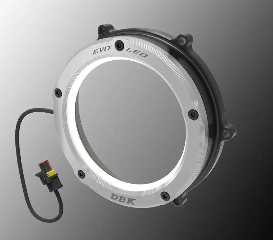 DBK Special Parts CCV4L01 EVO LED Clutch Cover for Selected Ducati Models