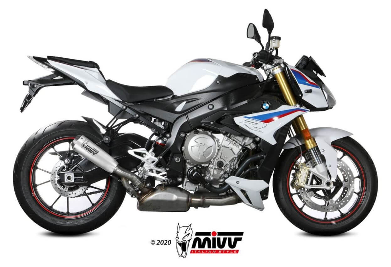 MIVV X-M1 Titanium Slip-On Exhaust '17-'20 BMW S 1000 R