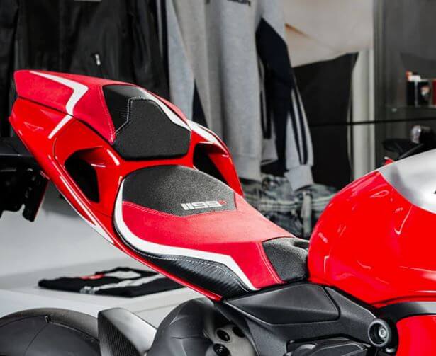 LuiMoto R Edition Comfort Passenger Seat Cover '11-'15 Ducati Panigale
