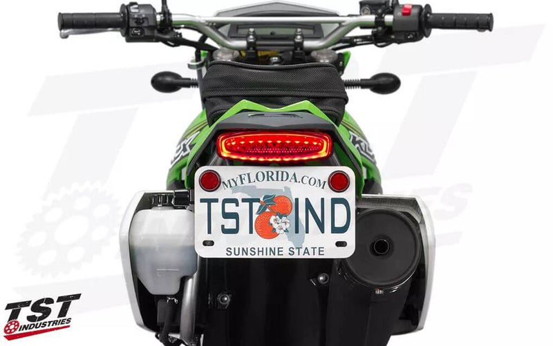 TST Integrated Tail Light + Fender Eliminator '21-'23 Kawasaki KLX300/SM