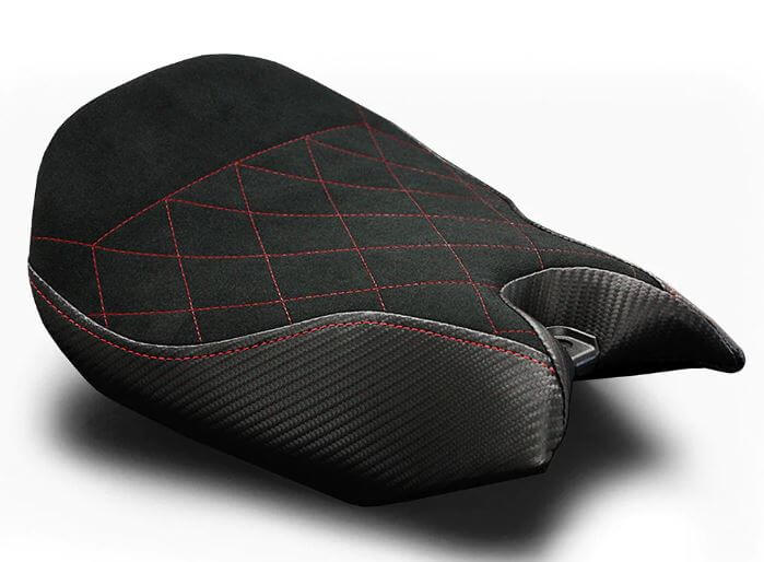LuiMoto Diamond Comfort Rider Seat Cover '11-'18 Ducati Panigale 899/959/1199/1299