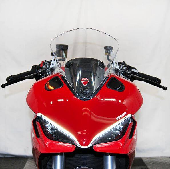 New Rage Cycles Mirror Block Off Turn Signals 2021-2024 Ducati SuperSport 950
