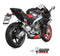 MIVV X-M1 Titanium Stainless Steel Full System Exhaust '21-'23 Aprilia Tuono 660