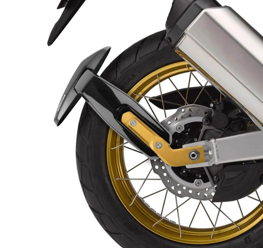 Pyramid Spray Guard '16-'19 Honda CRF 1000 L Africa Twin | Gloss Black/Gold