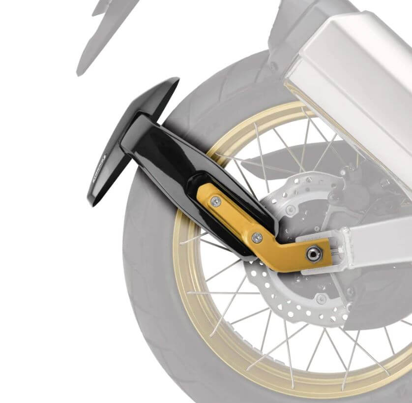 Pyramid Spray Guard '16-'19 Honda CRF 1000 L Africa Twin | Gloss Black/Gold
