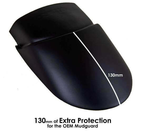 Pyramid Extenda Fenda '11-'23 Triumph Tiger 800 | Matte Black