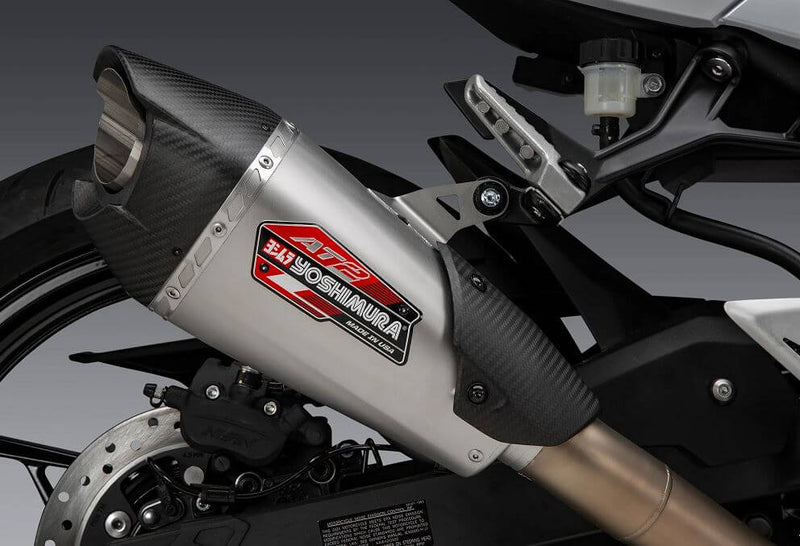 Yoshimura Race AT2 Stainless Full Exhaust 2024- Kawasaki Ninja 500/Z500