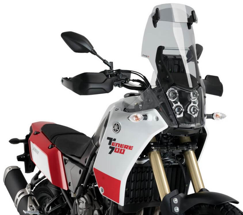 Puig Touring Windscreen w/ Visor for '19-'23 Yamaha Tenere 700