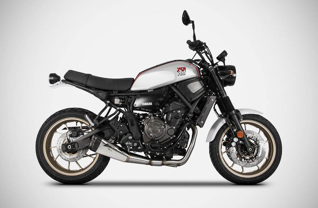 ZARD 2>1 Racing Stainless Steel Full Exhaust '17-'23 Yamaha MT-07 / XSR700