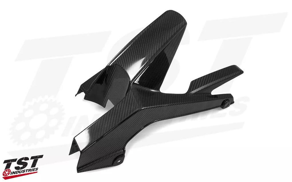 TST Carbon Fiber Rear Tire Hugger/Chain Guard '14-'20 Honda Grom