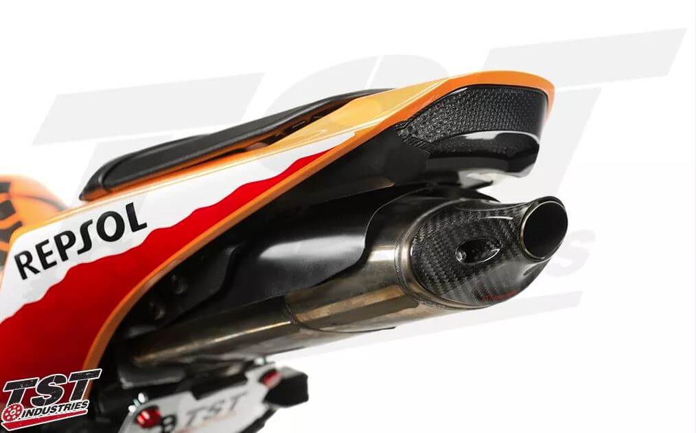 TST Carbon Fiber Exhaust Tip '13+ Honda CBR600RR