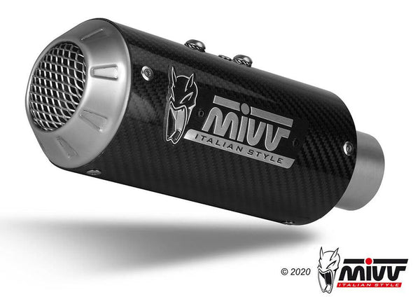 MIVV MK3 Carbon Slip-On Exhaust '19-'20 Ducati Hypermotard 950/SP/RVE