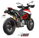 MIVV MK3 Carbon Slip-On Exhaust '19-'20 Ducati Hypermotard 950/SP/RVE