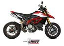 MIVV X-M1 Titanium Slip-On Exhaust '19-'23 Ducati Hypermotard 950/SP/RVE