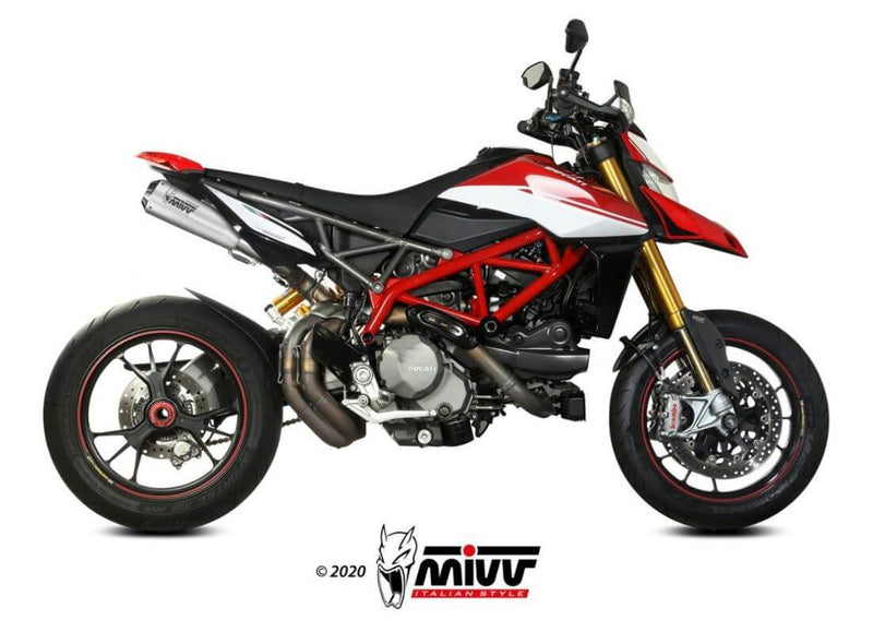 MIVV X-M1 Titanium Slip-On Exhaust '19-'23 Ducati Hypermotard 950/SP/RVE