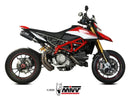 MIVV MK3 Carbon Slip-On Exhaust '21-'23 Ducati Hypermotard 950/SP/RVE