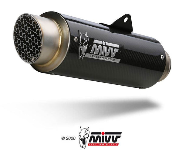 MIVV GP Pro Carbon Slip-On Exhaust '14-'16 Ducati Monster 1200/S