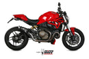 MIVV GP Pro Carbon Slip-On Exhaust '14-'16 Ducati Monster 1200/S