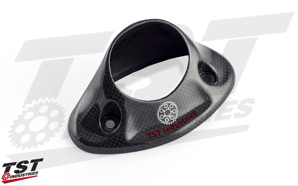 TST Carbon Fiber Exhaust Tip '07-'12 Honda CBR600RR