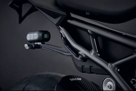 Evotech Performance Footpeg Rear Facing Action Camera Mount 21-25 BMW S1000R, 19-25 S1000RR