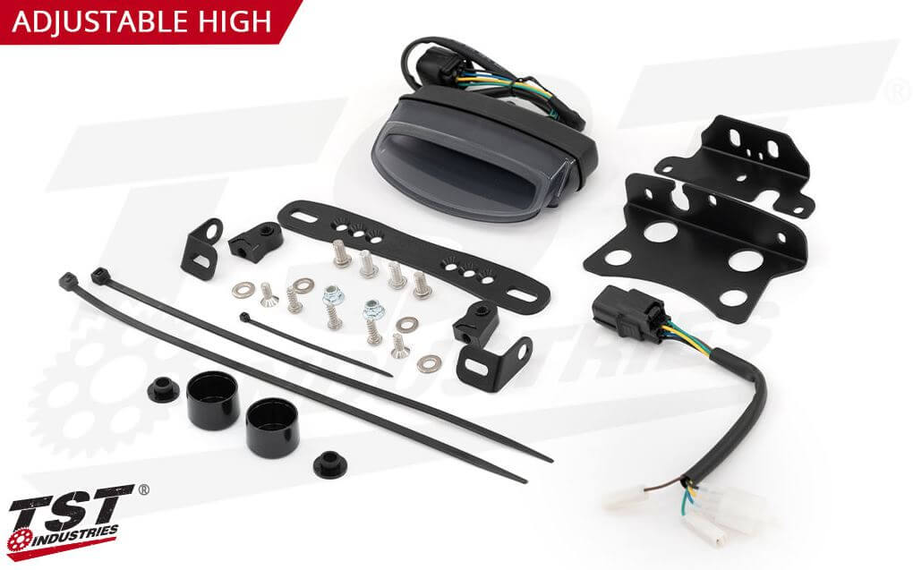 TST Integrated Tail Light + Fender Eliminator '24 Kawasaki KLX300/SM