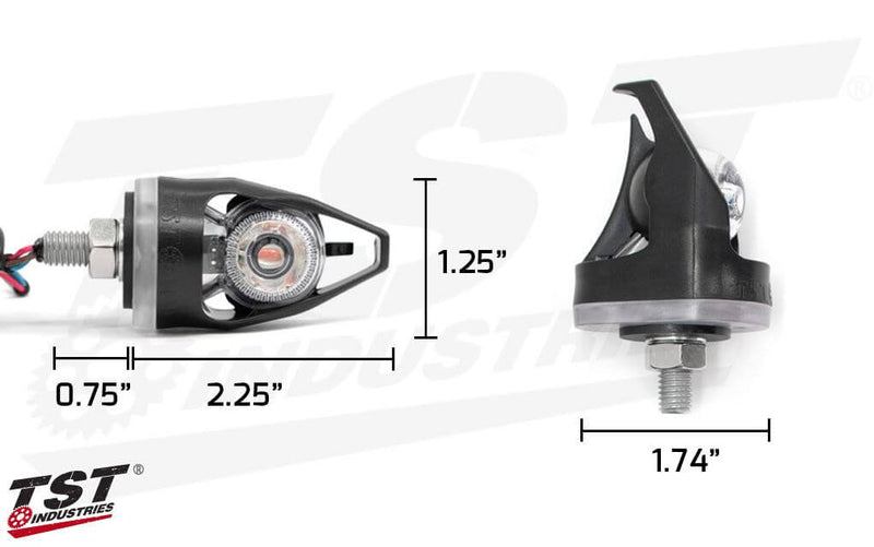 TST Industries Mech-Evo Universal Rear LED Pod Turn Signals