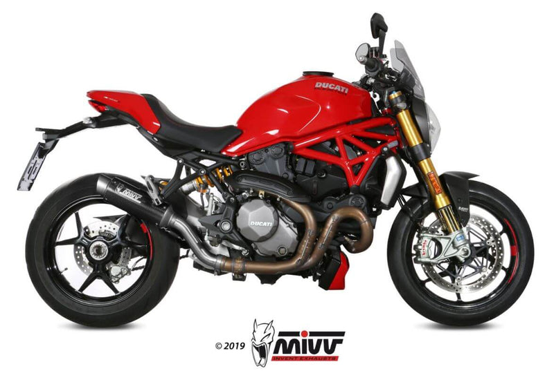 MIVV GP Pro Carbon Slip-On Exhaust '17-'21 Ducati Monster 1200