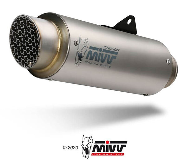 MIVV GP Pro Titanium Slip-On Exhaust '17-'21 Ducati Monster 1200