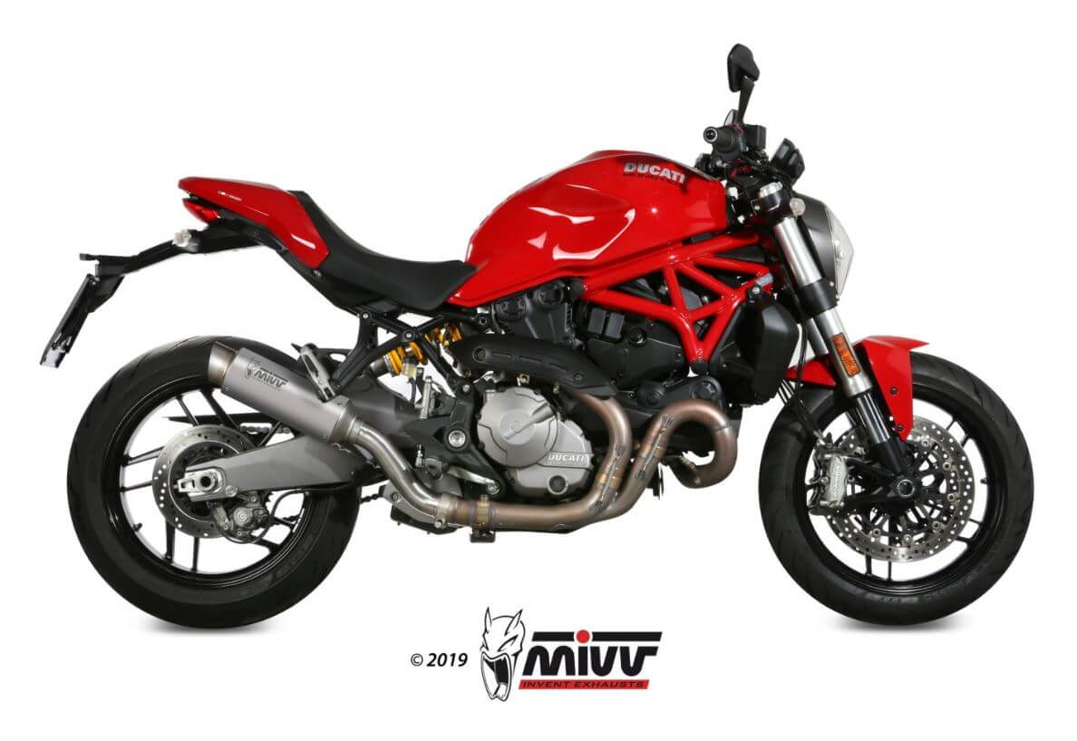 MIVV GP Pro Titanium Slip-On Exhaust '17-'21 Ducati Monster 1200