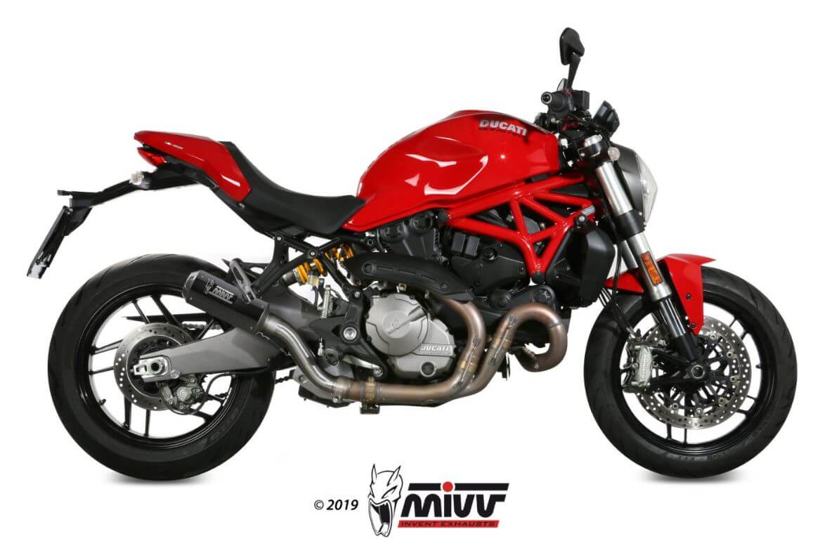 MIVV MK3 Carbon Slip-On Exhaust '18-'20 Ducati Monster 821