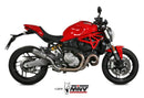 MIVV MK3 Stainless Steel Slip-On Exhaust '17-'21 Ducati Monster 1200
