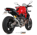 MIVV MK3 Stainless Steel Slip-On Exhaust '14-'16 Ducati Monster 1200/S