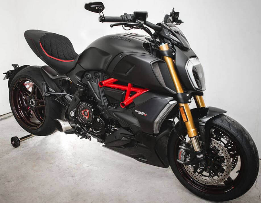 LuiMoto Diamond Sport Rider Seat Cover '19-'23 Ducati Diavel 1260