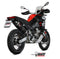 MIVV Dakar Black Stainless Steel Slip-On Exhaust '22-'23 Aprilia Tuareg 660