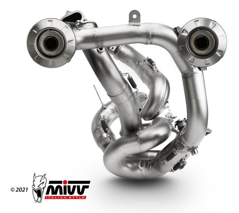 MIVV X-M1 Full System EVO Titanium Exhaust '20-'23 Ducati Panigale V2