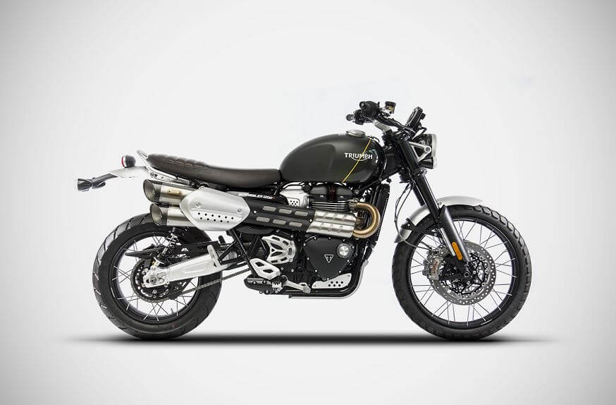 Buy ZARD Racing Slip-On Exhaust '21-'23 Triumph Scrambler