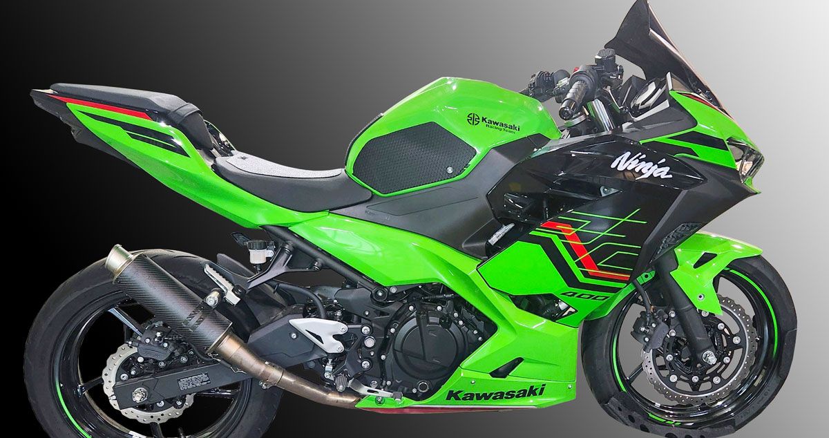 TechSpec SnakeSkin Tank Grip Pads 17-25 Kawasaki Ninja Z400, 24-25 Z500