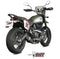 MIVV GP Pro Black Stainless Steel Slip-On Exhaust '15-'20 Ducati Scrambler 800