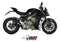 MIVV X-M1 Black Stainless Steel Slip-On Exhaust '20-'22 Ducati Streetfighter V4