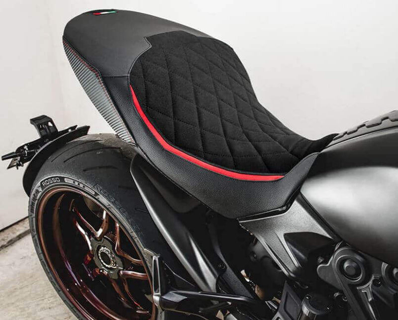 LuiMoto Diamond Sport Rider Seat Cover '19-'23 Ducati Diavel 1260