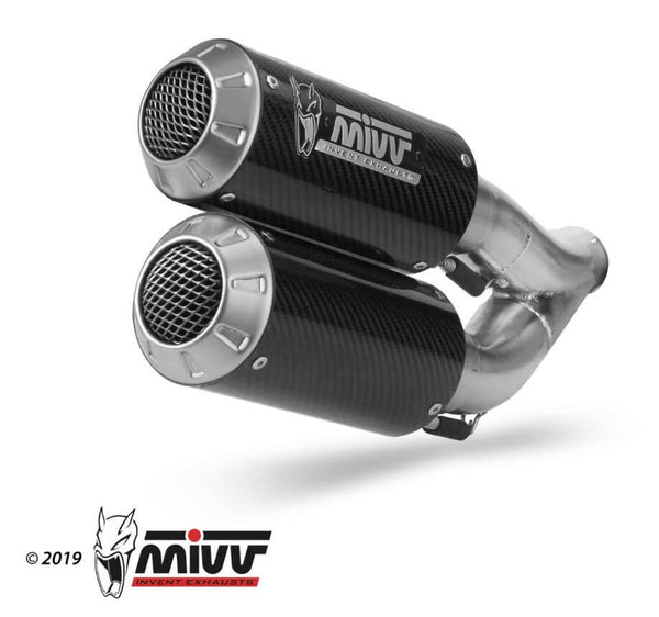 MIVV MK3 Carbon Slip-On Exhaust '18-'23 Honda CB 1000 R