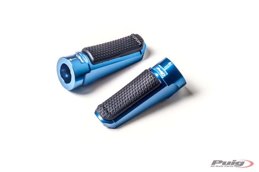Rear Footrests Foot Pegs – Fits Kawasaki ZX6R 2003-2011 (Black, HTTMT)