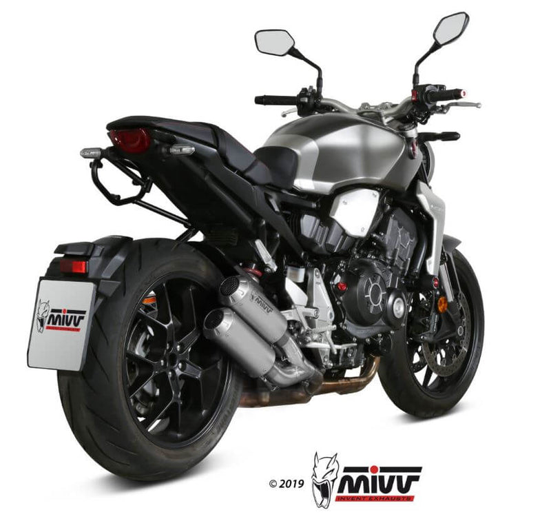 MIVV MK3 Stainless Steel Slip-On Exhaust '18-'23 Honda CB 1000 R