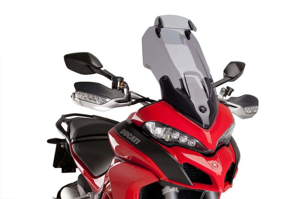 Puig Touring Windscreen w/ Visor for '16-'18 Ducati Multistrada 1200 Enduro