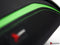 LuiMoto Sport Seat Covers '13-'18 Kawasaki ZX-6R 636 - CF Black/Green Stitch