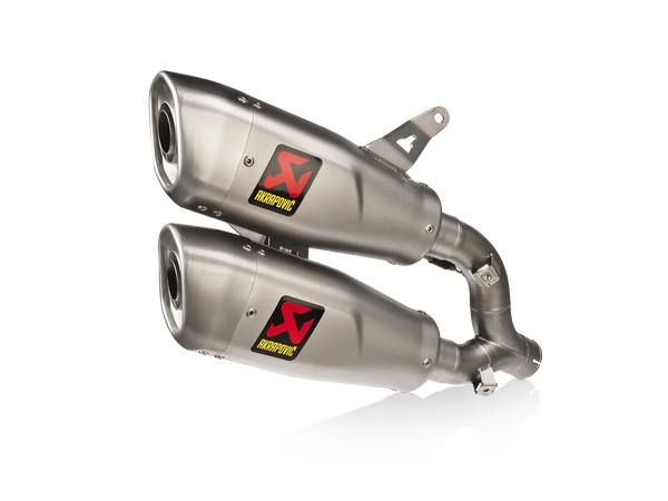 Akrapovic Slip-On Line (Titanium) Exhaust 21-24 Ducati Monster 937/937+