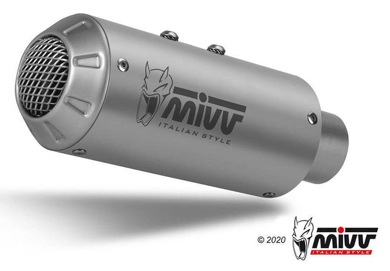 MIVV MK3 Stainless Steel Slip-On Exhaust (Standard Position) '17-'19 Honda CBR 1000 RR